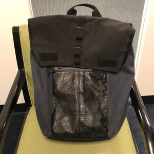 Chrome Bookbag Black and Navy